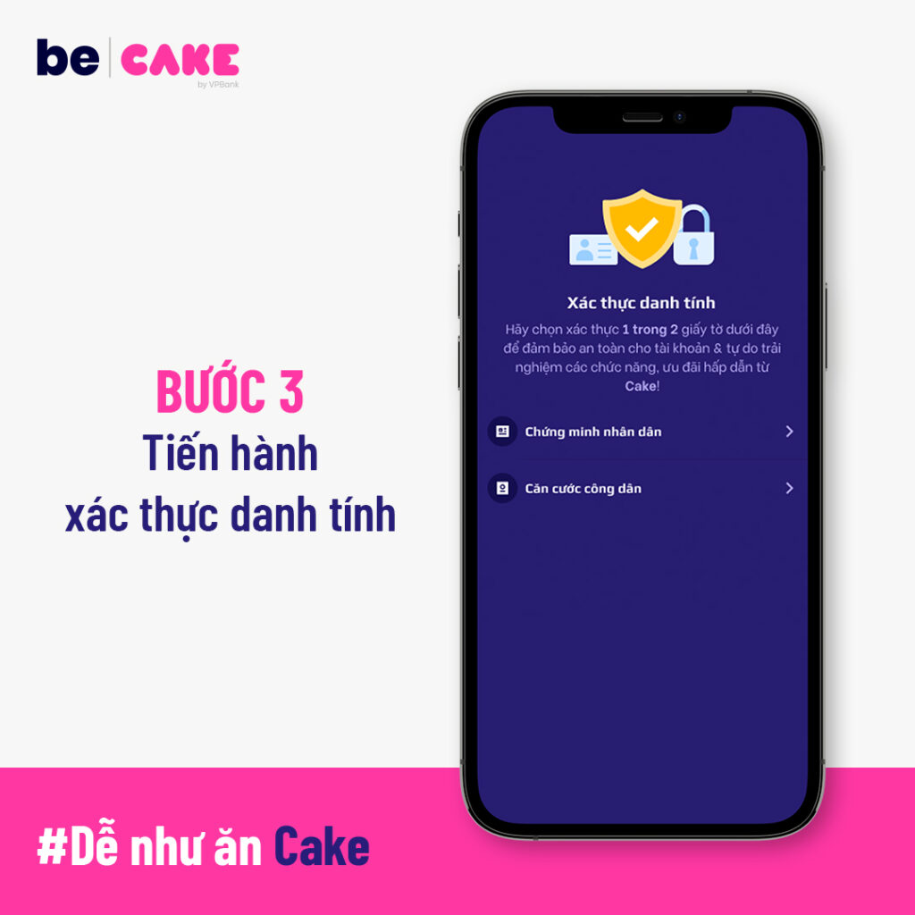 Cách đăng ký tài khoản Cake