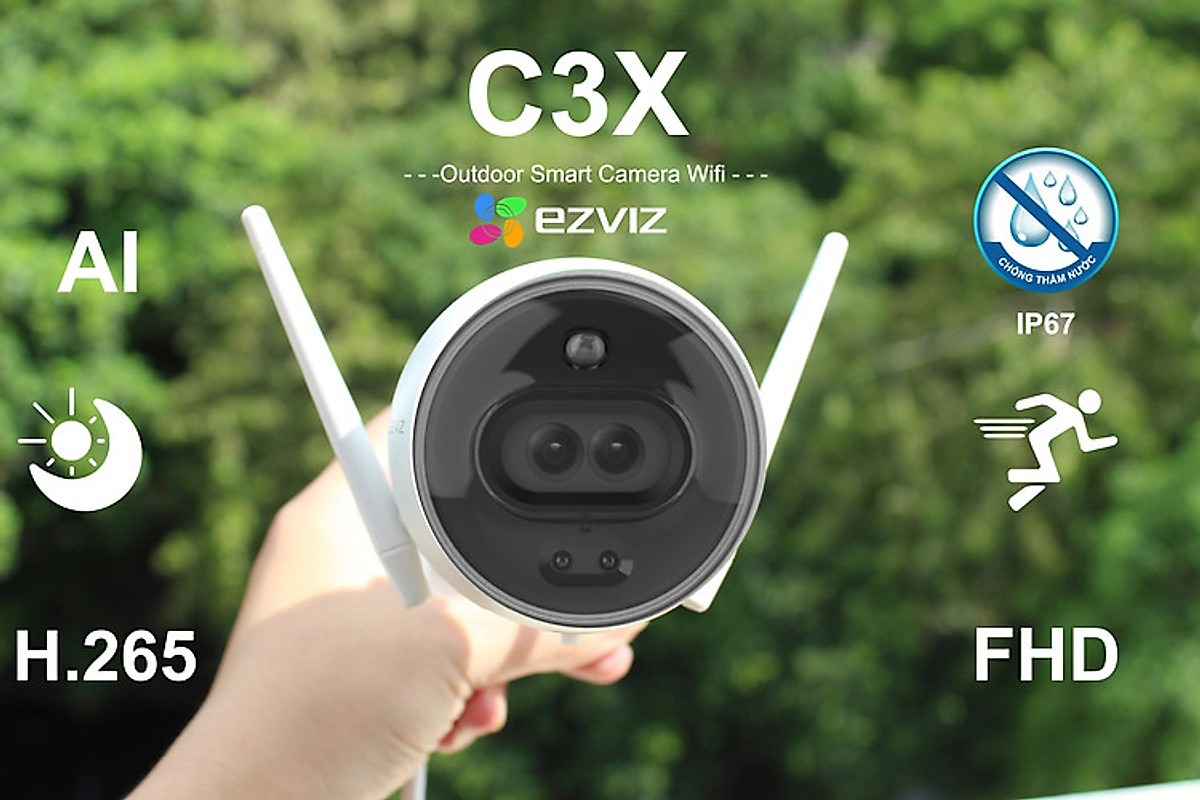 Camera đàm thoại 2 chiều Hikvision C3X-EZVIZ