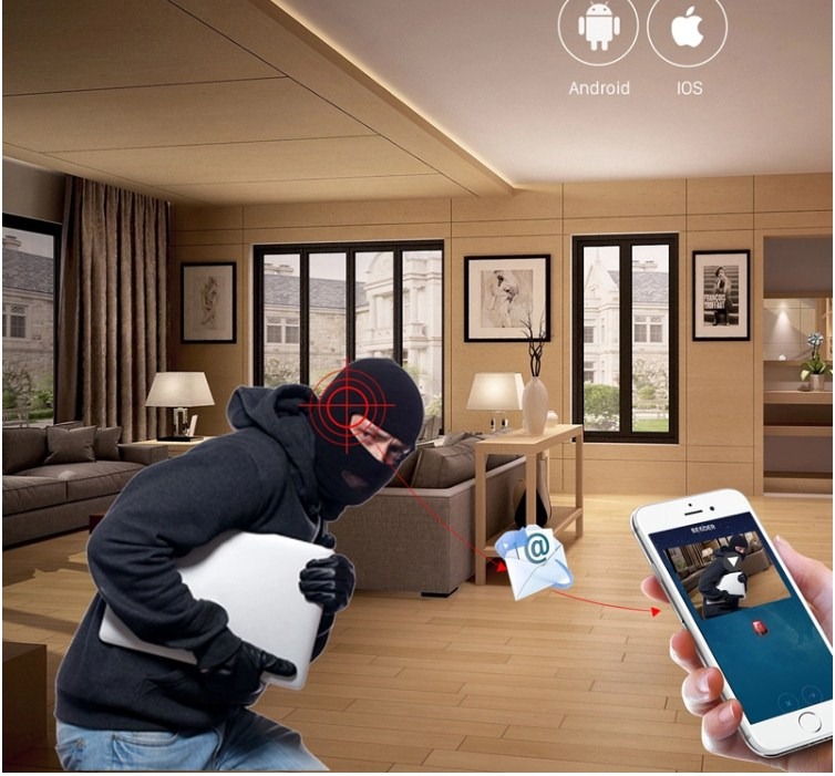 Camera chống trộm giúp người dùng đề phòng an ninh