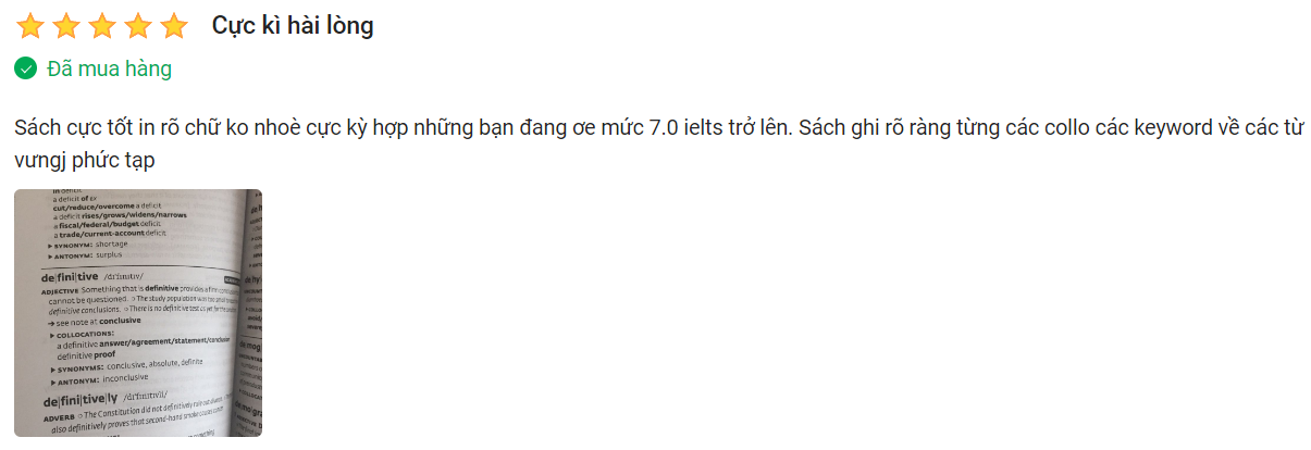 sách học từ vựng IELTS