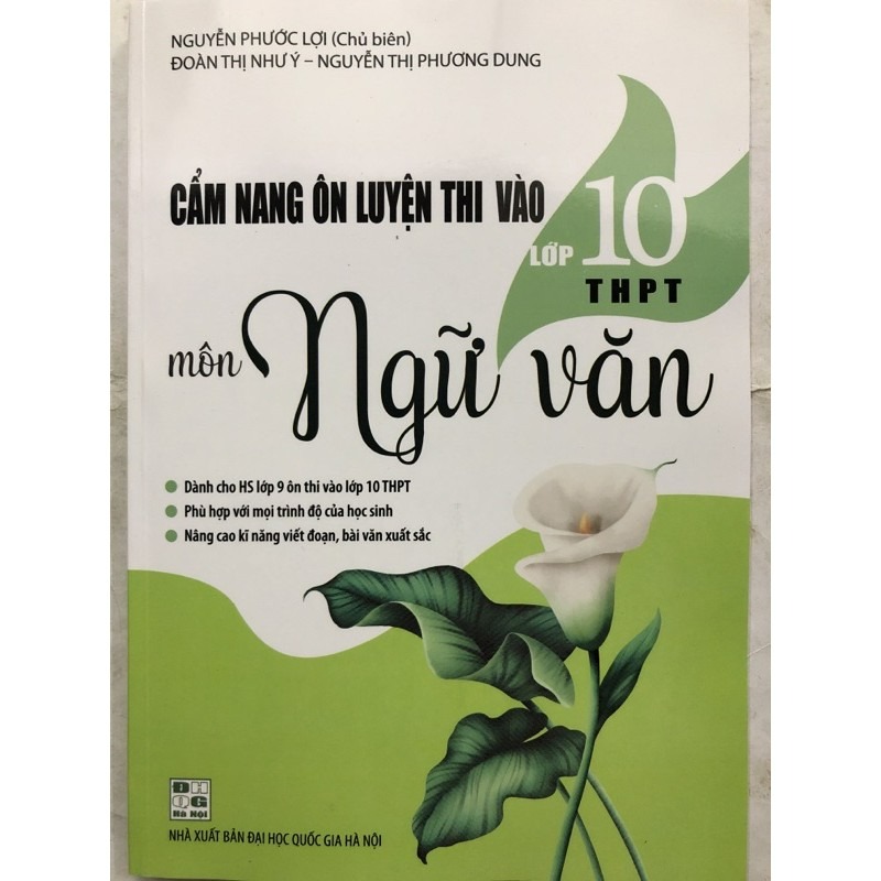 Cẩm nang ôn luyện thi vào 10 môn ngữ văn