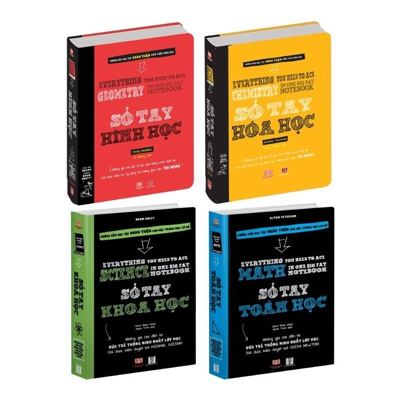 Bộ sách sổ tay các môn học