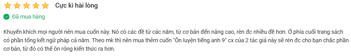 sách ôn thi vào lớp 10