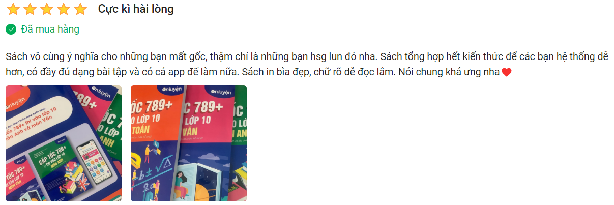 sách ôn thi vào lớp 10