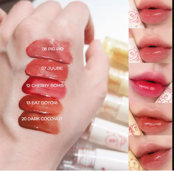  Bảng màu son Romand Line Line Friends Juicy Lasting Tint Mini