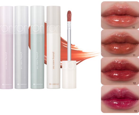 Bảng màu son Romand Hanbok Glasting Water Tint