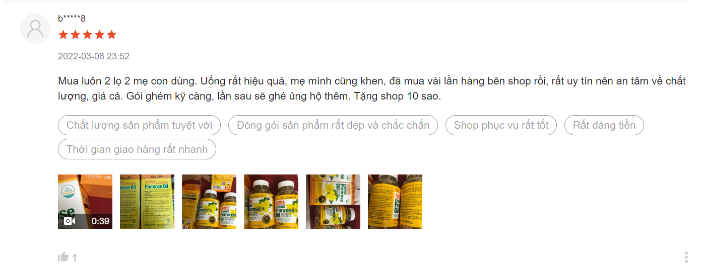 Tinh dầu hoa anh thảo Hàn