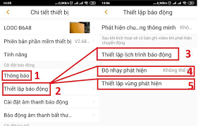 Cài đặt báo động cho camera IMOU