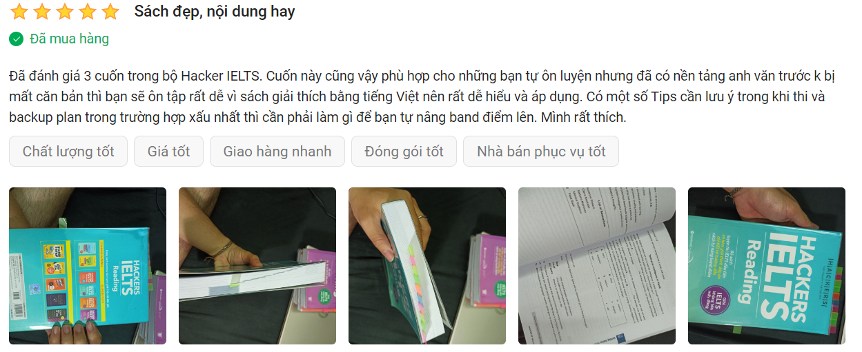 sách luyện reading ielts