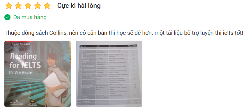 sách luyện reading ielts