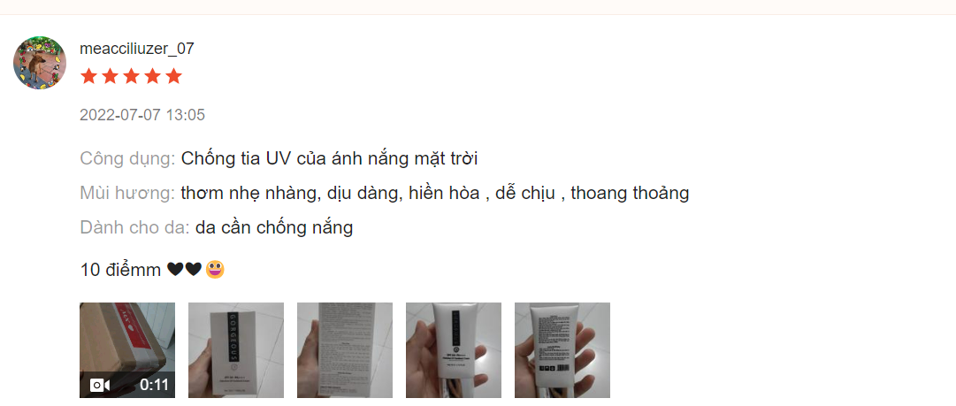 kem chống nắng Gorgeous