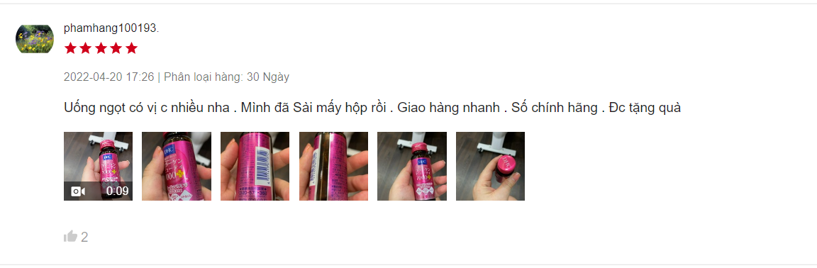 Đánh giá collagen dhc dạng nước