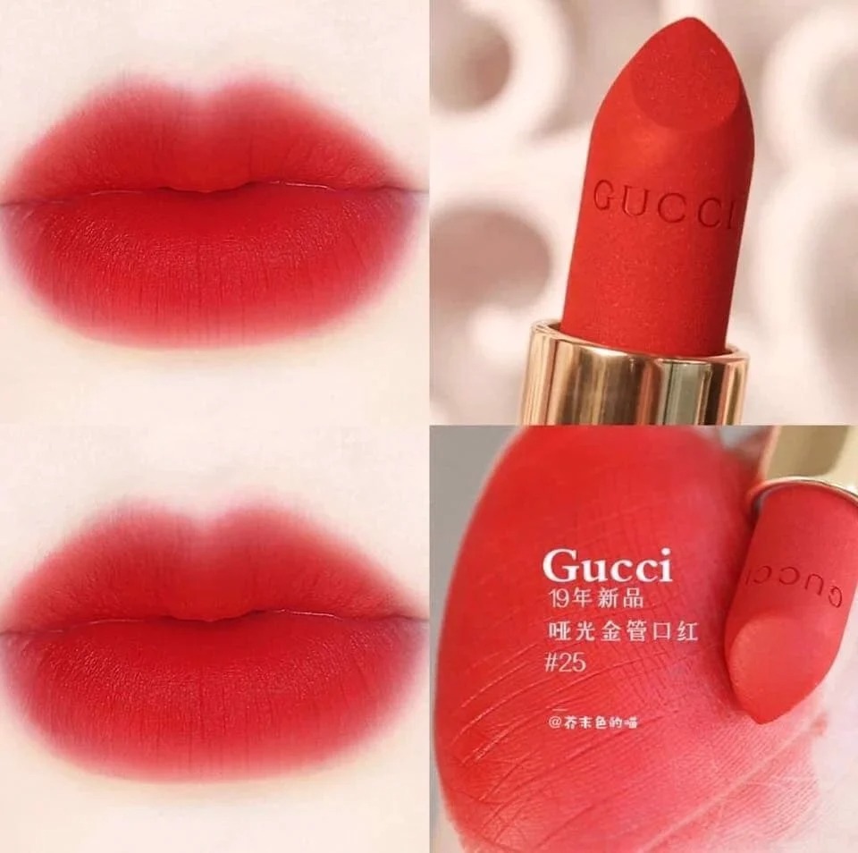 Son Gucci Màu 505 Janet Rust Đỏ Gạch