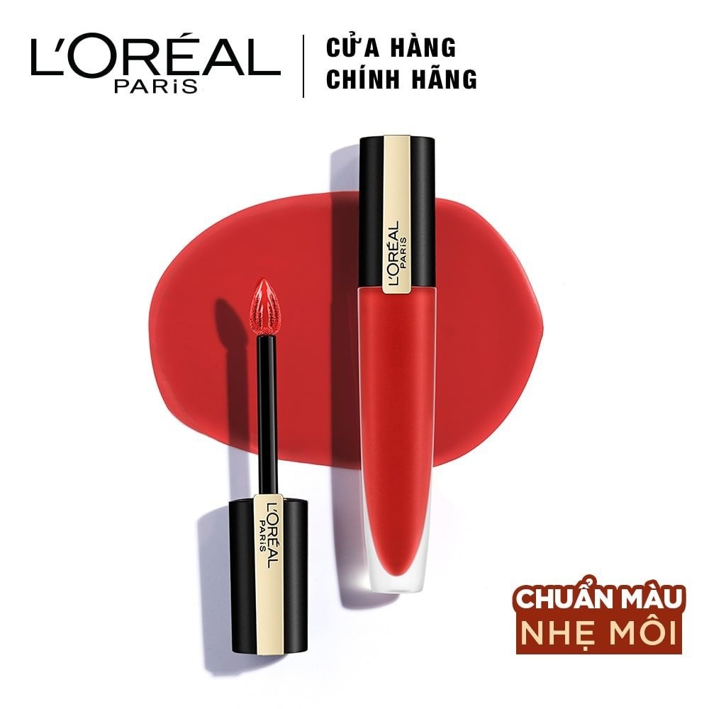 Thiết kế bắt mắt của Son Rouge Signature Matte Liquid Lipstick