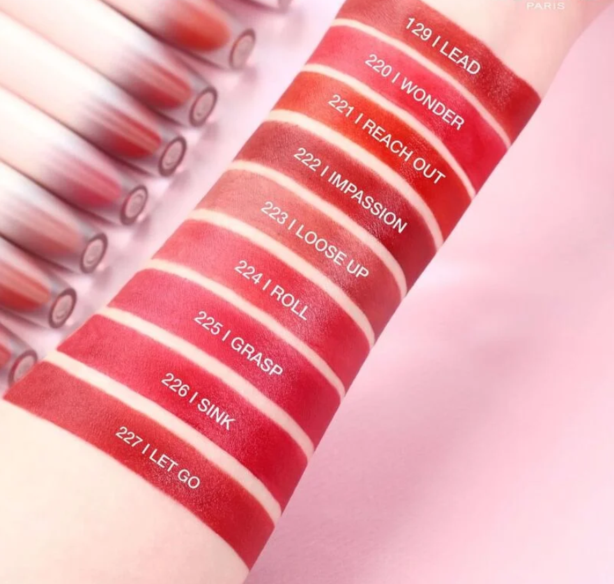 Bảng màu son Loreal Paris Chiffon Signature