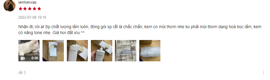 kem chống nắng rau má centella