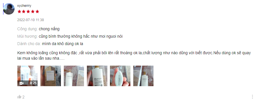 kem chống nắng rau má centella