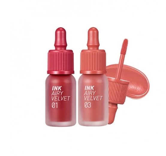 Thiết kế quen thuộc của Son Ink Peripera Ink Airy Velvet