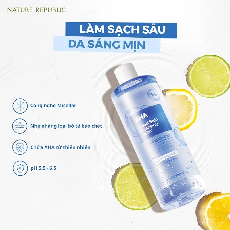 nước tẩy trang nature republic
