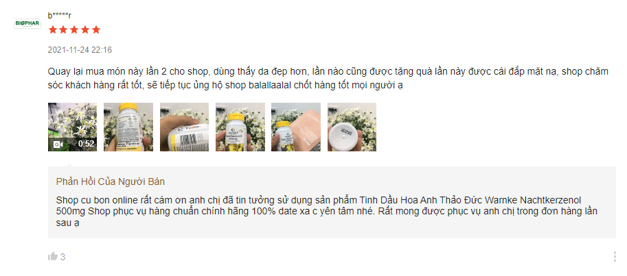 Tinh dầu hoa anh thảo Đức